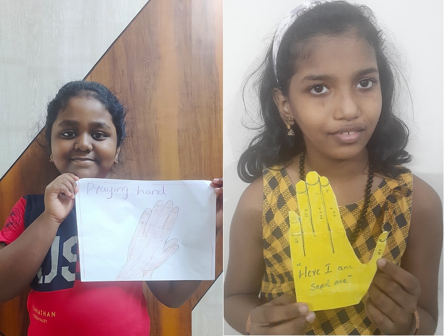 Praying hand by  Nova & Niya