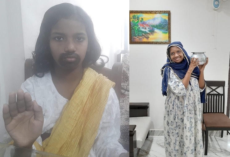 Niya Josey  as Jesus &  Ashlyn Anoop as Rebecca