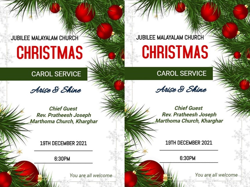 Carol Service 2021